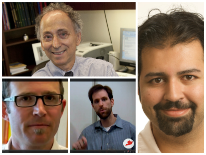 (Du coin supérieur gauche, en allant dans le sens horaire) Stanley Zlotkin, Omer Imtiazudin, Joel Segre et Alex Bruton