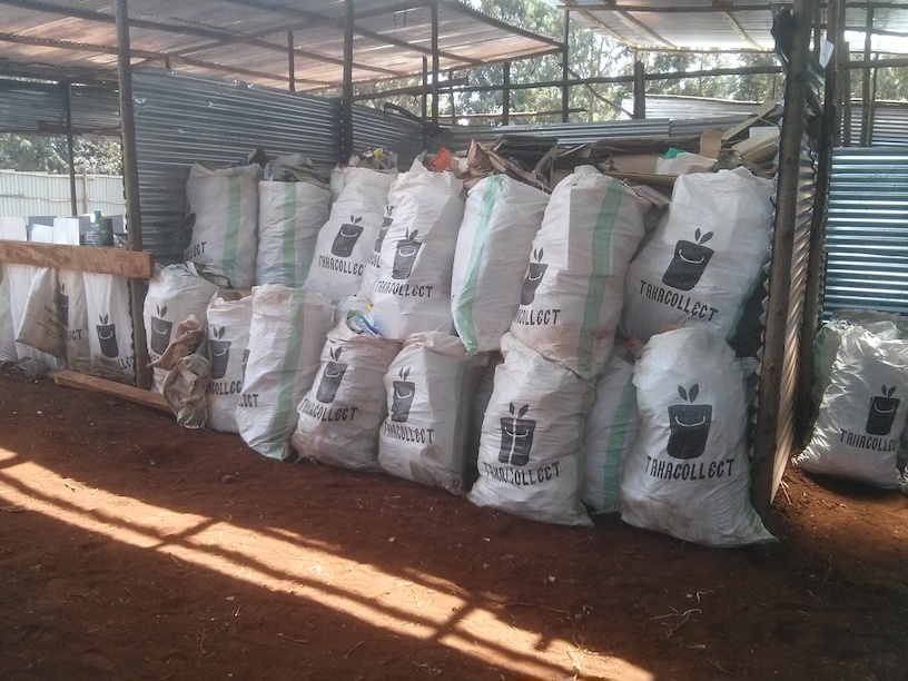 Sorted cartons.