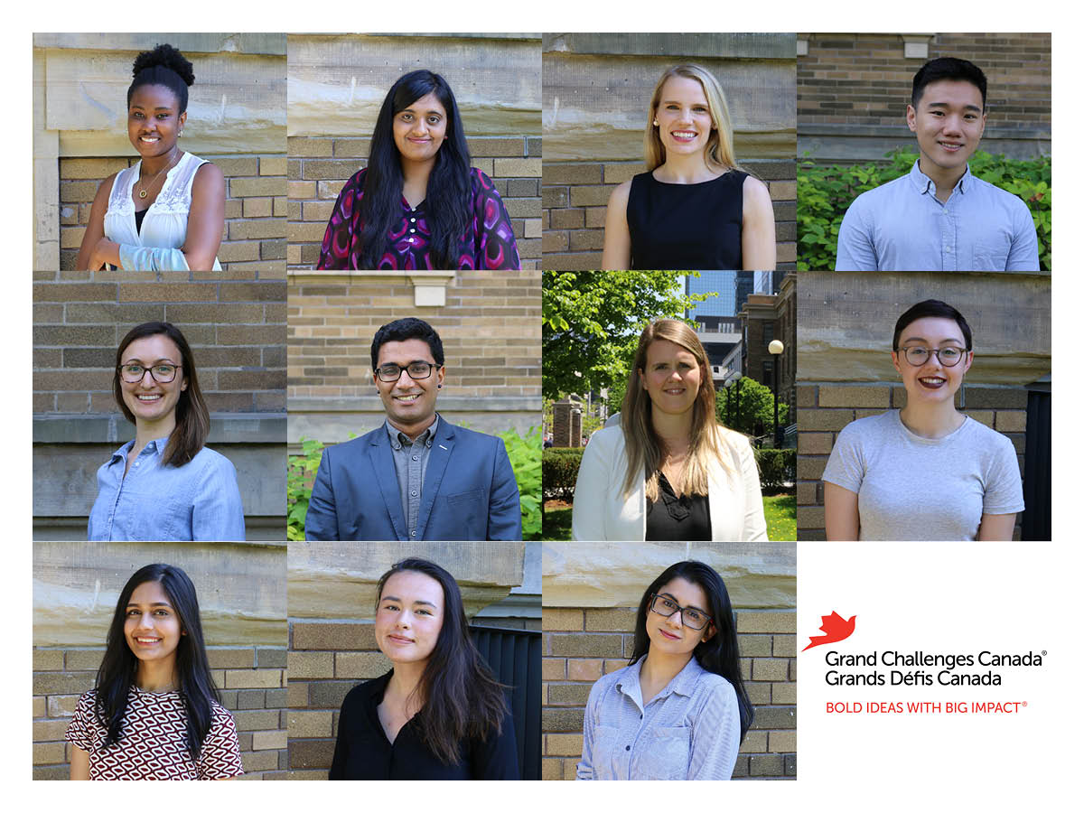 Grand Challenges Canada's Summer Students 2018