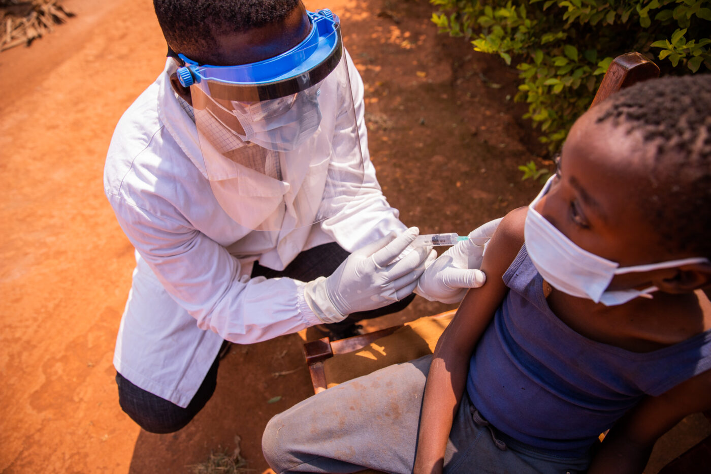 A doctor during a medical visit