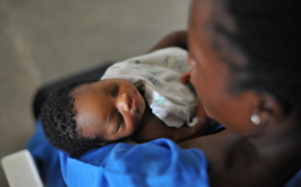 Mothers spending time with their newborns in the Kiwoko Hospital neonatal unit