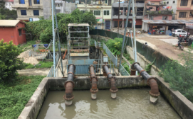 The only sewage treatment plant in Nepal - Photo credit - Aerosan
