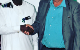 Governor Ortom with Dr. Lett