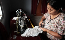 Mamik (one of our tailors in Ruteng) supported the Perfect Fitâ__s product development process since the early stages (Photo credit Riesa Putri)