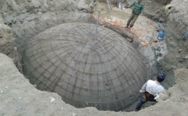 construction of biogas